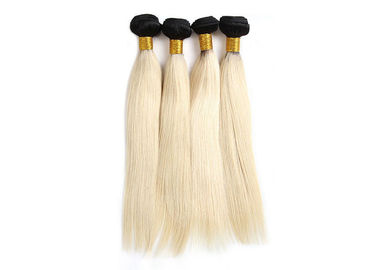 China 1B-Blonde 613 van het de Kleuren Menselijk Maagdelijk Haar van Ombre van het Kleuren Braziliaans Haar Weft Weefsel 12“ aan 26“ leverancier