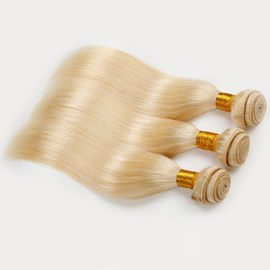 China Kies Getrokken Kleur 613 van het Menselijk Haarweefsel Uitbreidingen 12-26 Duim van het Blonde uit Weft Haar leverancier