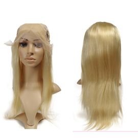 De Braziliaanse Voorpruiken van het het Menselijke Haarkant van de blondekleur met Baby Hairline 10 duim-30 Duim