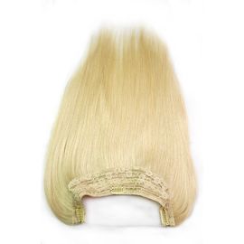 China De Braziliaanse Maagdelijke Tik van de Menselijk Haar Ééndelige Halo in het Blondekleur 120Gram van de Haaruitbreiding #613 leverancier