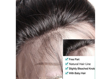 Braziliaanse het Kant Frontale Sluiting van het Haar Rechte 13x4 Oor aan Oor Haar met Voorbabyhaar leverancier