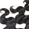 Het dubbele Weft Maagdelijke Haar van de het Lichaamsgolf van het Menselijke Haarbundels van 100% Onverwerkte Peruviaanse leverancier